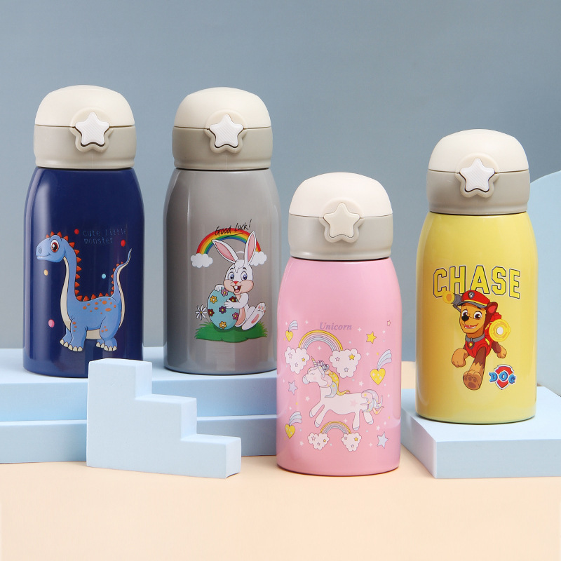 Bình: Giữ Ủ Nhiệt Ưu Tiên Cho Bé Đi Học 500ml+Kèm Túi Đựng chất liệu Inox 316 Có Cốc