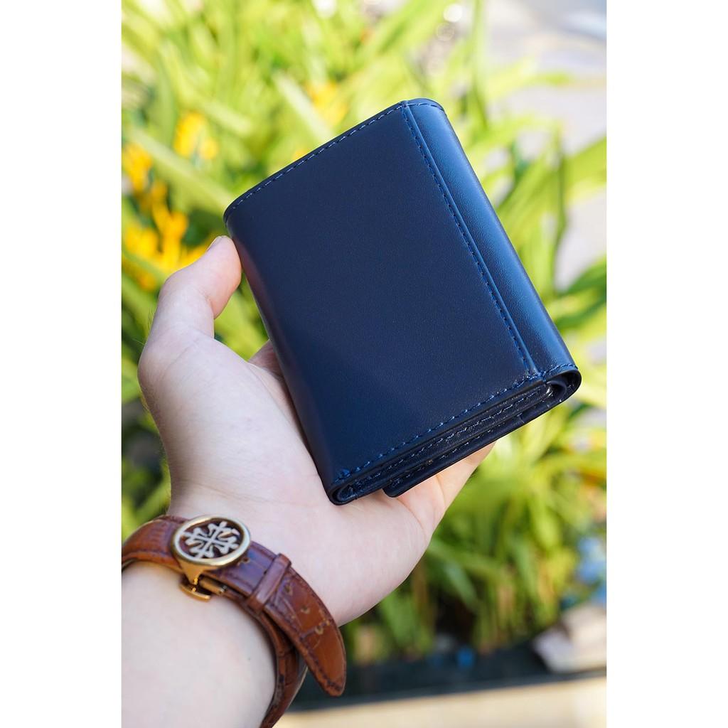 Hình ảnh Ví gấp Heart3 Mini Handcrafted Wallet HAVIAS - Xanh Navy