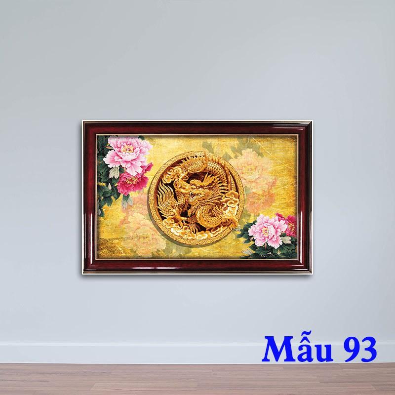 Tranh con hổ - tranh đồng quê - tranh con công đủ loại