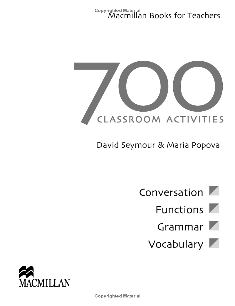 700 Classroom Activities