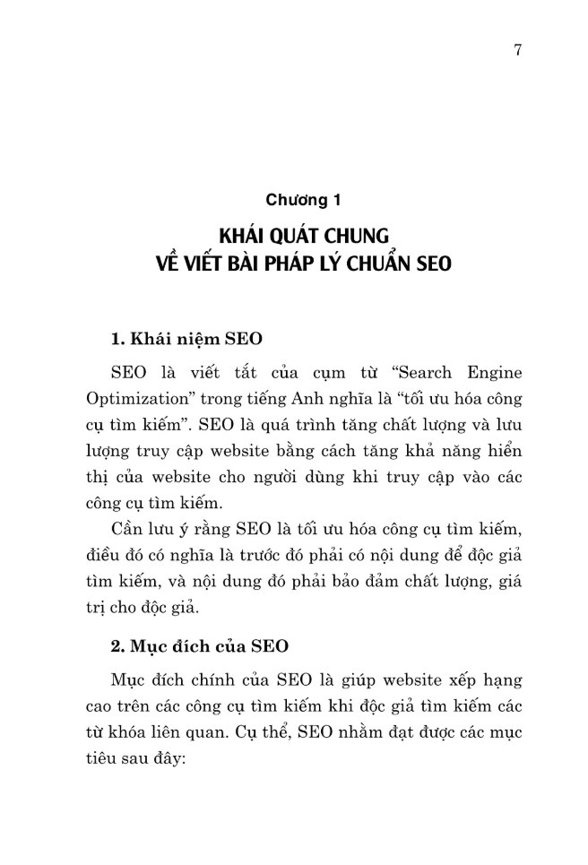 Sách - Kỹ Năng Cơ Bản Về Viết Bài Pháp Lý Chuẩn SEO