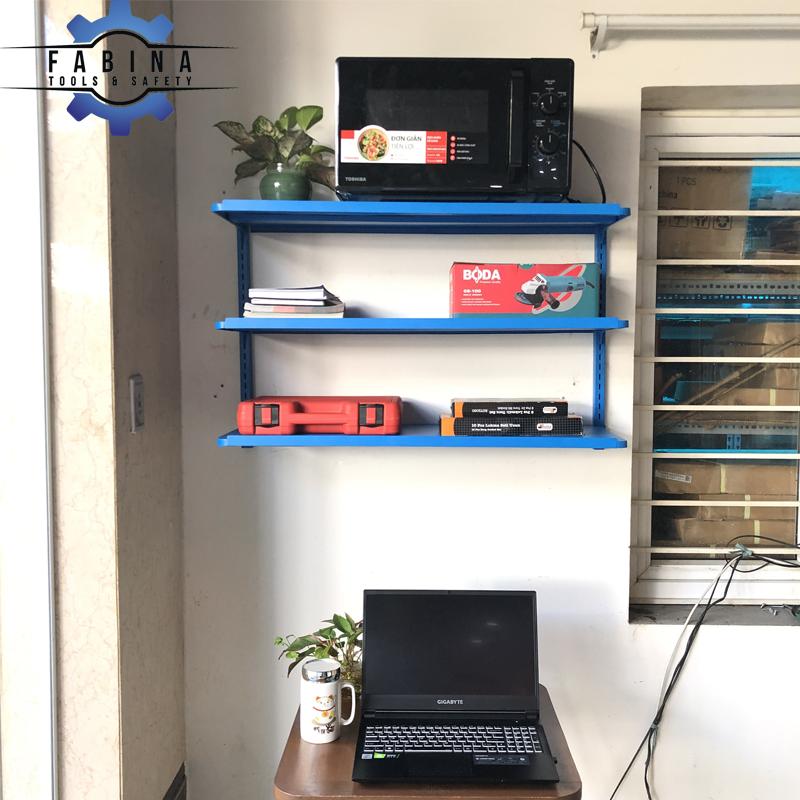 Kệ treo tường đa năng xanh dương mờ
