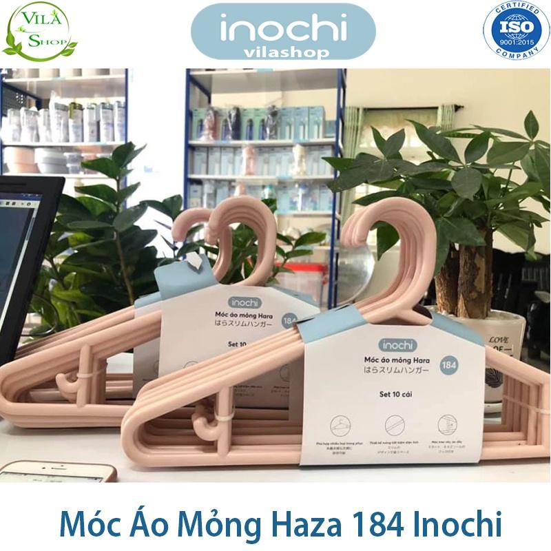 Móc Treo Quần Áo, Móc Quần Áo Mỏng Hara 184, Bộ Sưu Tập Móc Quần Áo Người Lớn Nhựa Cao Cấp Inochi