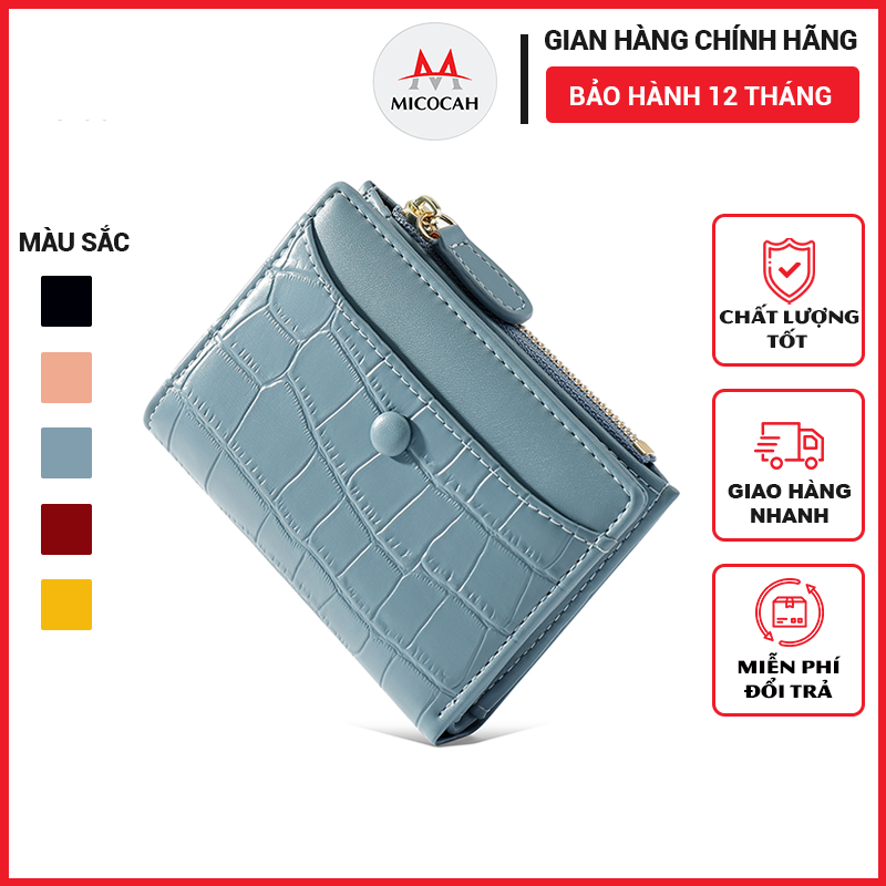 Ví nữ ngắn mini thời trang chính hãng TAIOMICMIC nhỏ gọn nhiều ngăn đựng tiền giá rẻ TM09 - Micocah