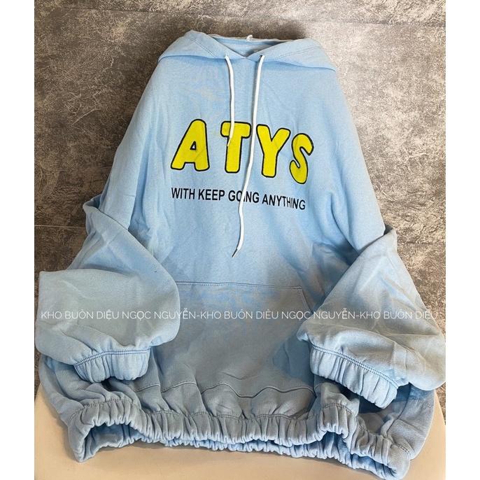 Hoddie nhiều màu ATYS full màu unisex from thụng nỉ ngoại xinh