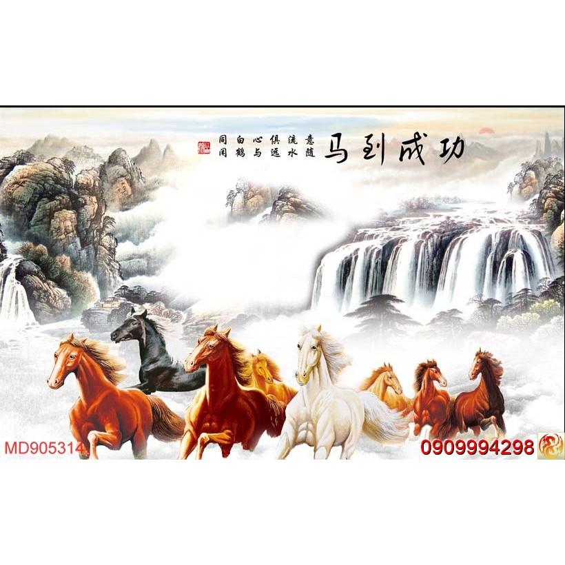 TRANH DÁN TƯỜNG MÃ ĐÁO THÀNH CÔNG - SONG LONG DECOR