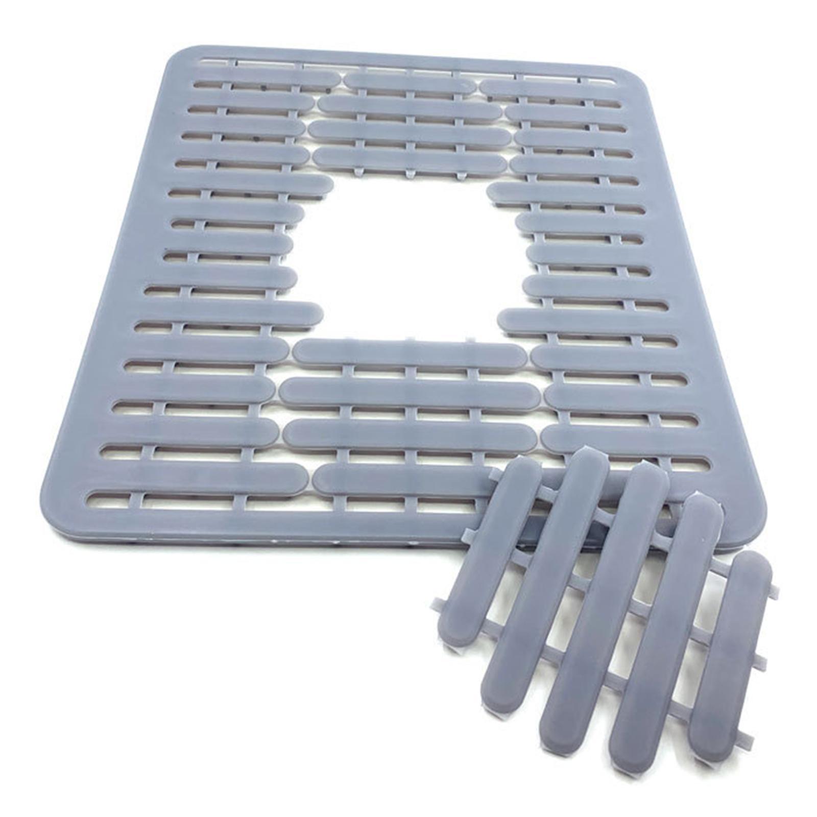 3X Silicone Sink Mat Drying Mat Sink Protector for Kitchen Hotel Basement