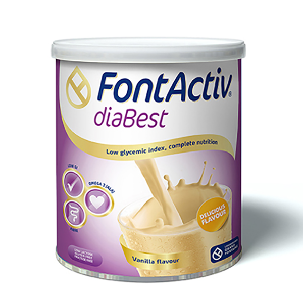 Sữa tiểu đường - FontActiv® diaBest-400g (Thực phẩm chức năng dành cho người ăn kiêng, tiểu đường)