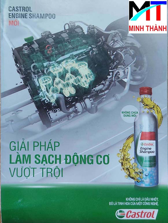 Dung dịch súc rửa động cơ Castrol Engine Shampoo (Chai 0,3L)