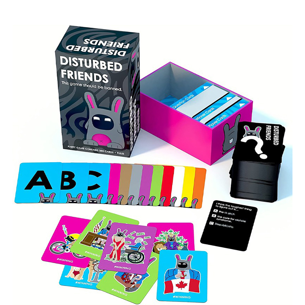 Bộ Thẻ Trò Chơi Board Game Disturbed Friends Giải Trí Vui Nhộn