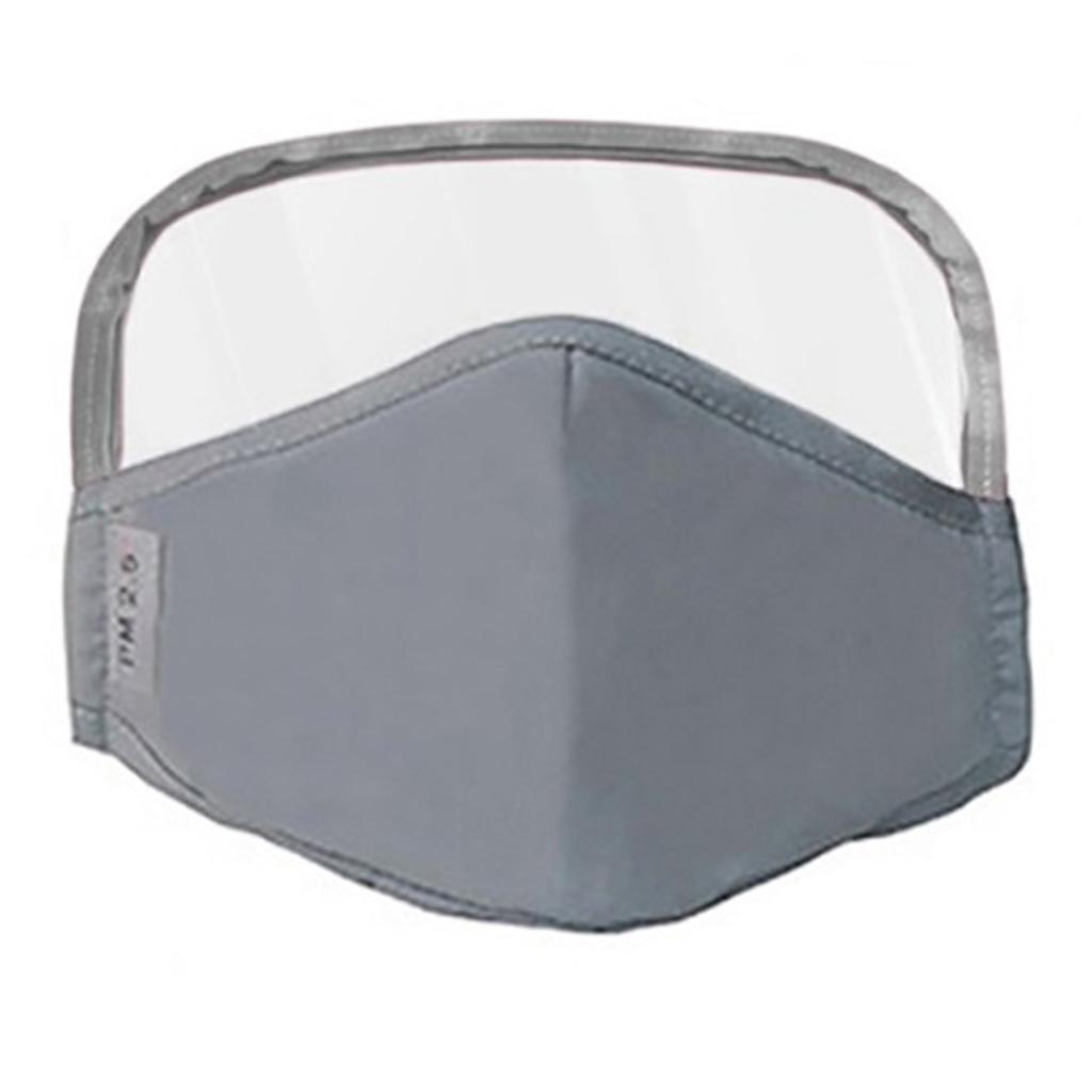 2Pcs Anti Dust Adults Mouth Cover Masks With Clear Eye
