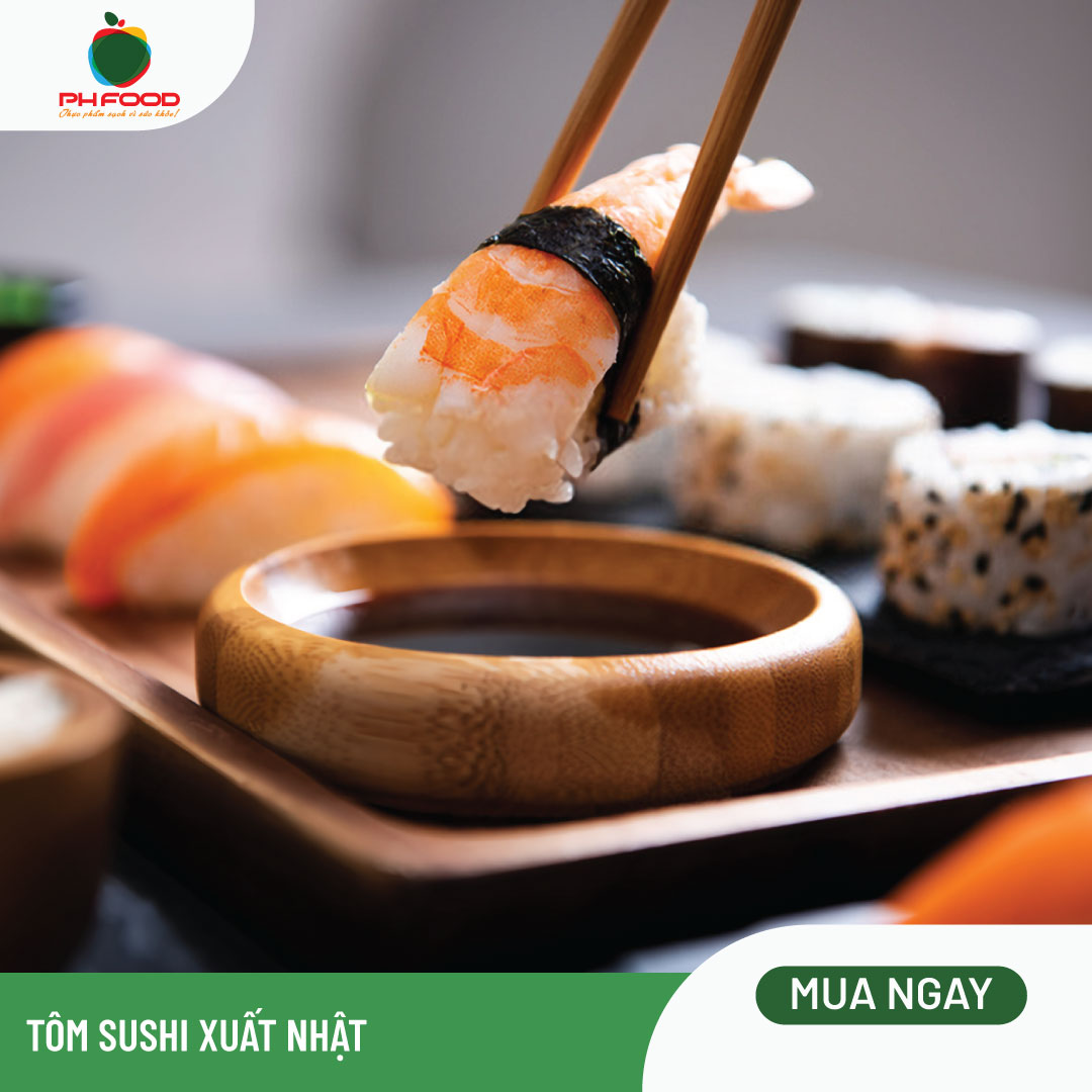 - Tôm Sushi Xuất Nhật - 500g