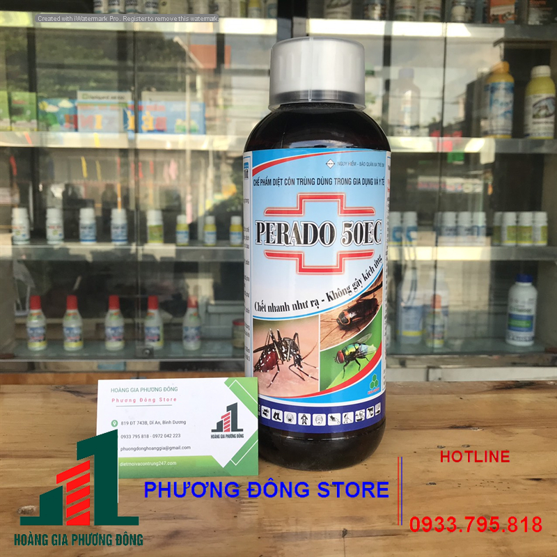 Thuốc diệt muỗi PERADO 50EC _ chai 1 lít