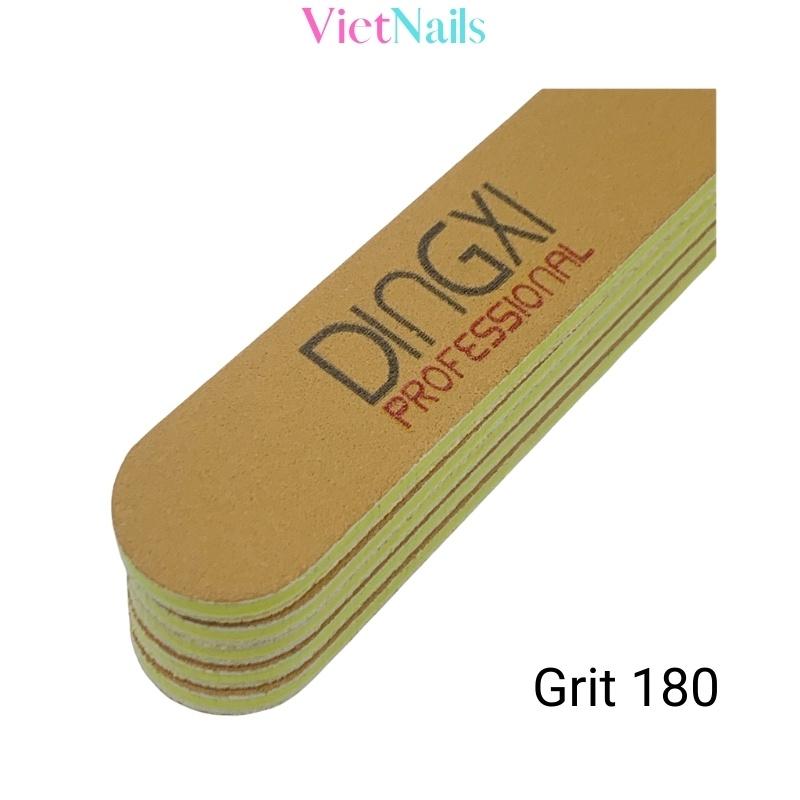 Dụng Cụ Làm Móng Tay Cho Thợ Nail Chuyên Nghiệp Gồm Hai Cây Dũa Móng Tay DINGXI Bản Rộng 19mm