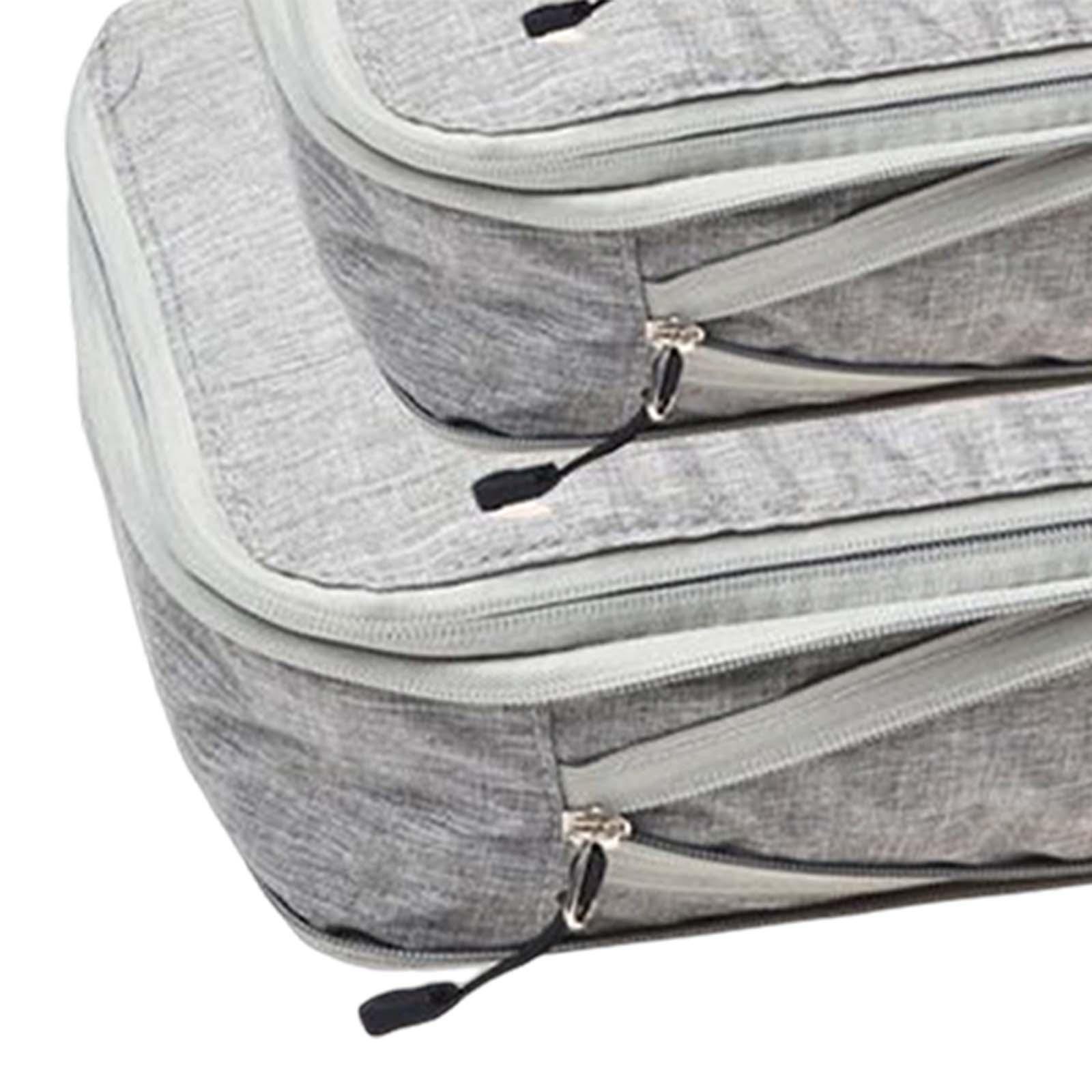 Pouch Suitcase Waterproof Storage Travel Bags Gray