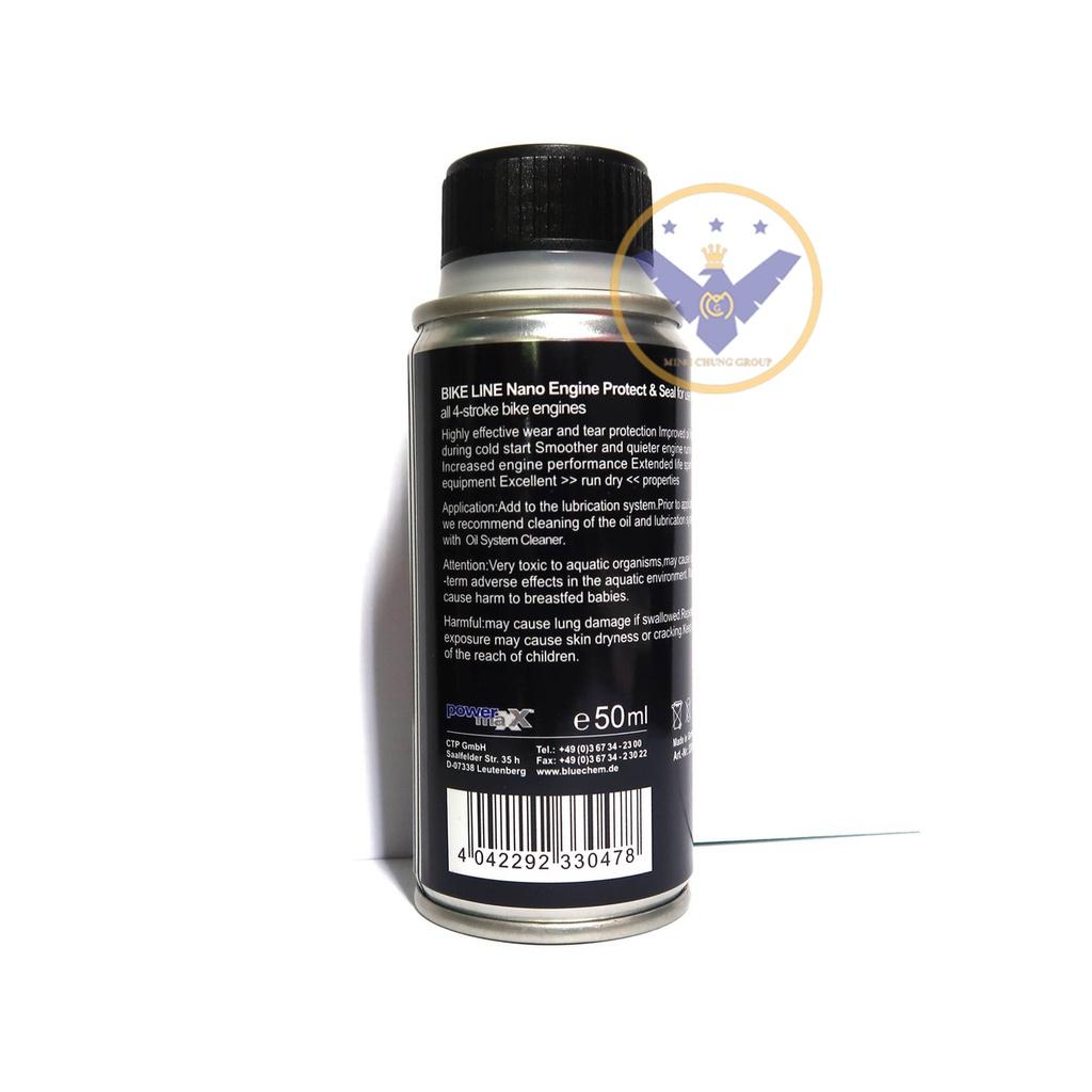 Súc rửa và Nano bảo vệ động cơ, Vệ sinh buồng đốt xe máy Bluechem 50ml