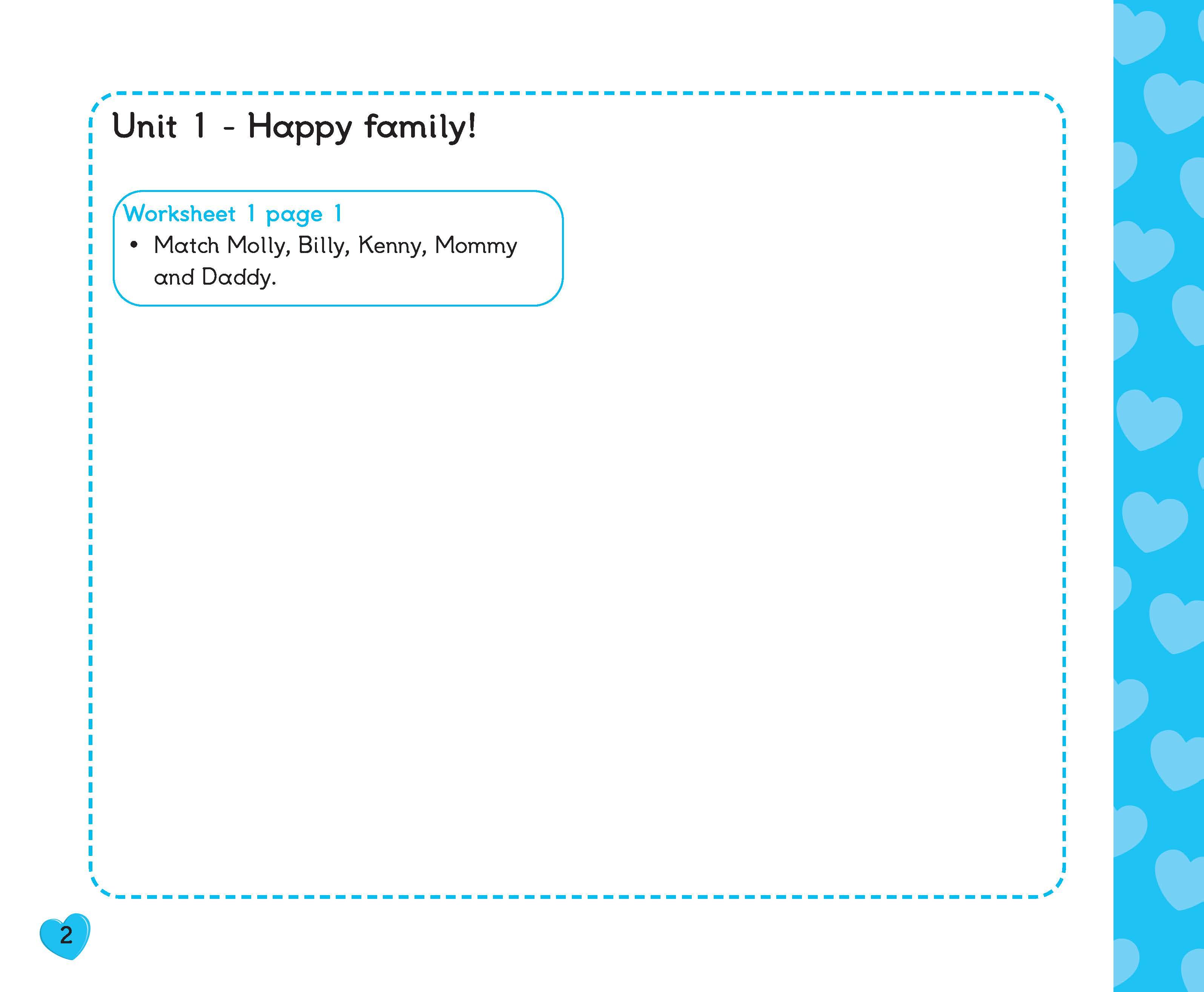 Happy Hearts US 2 Activity Book