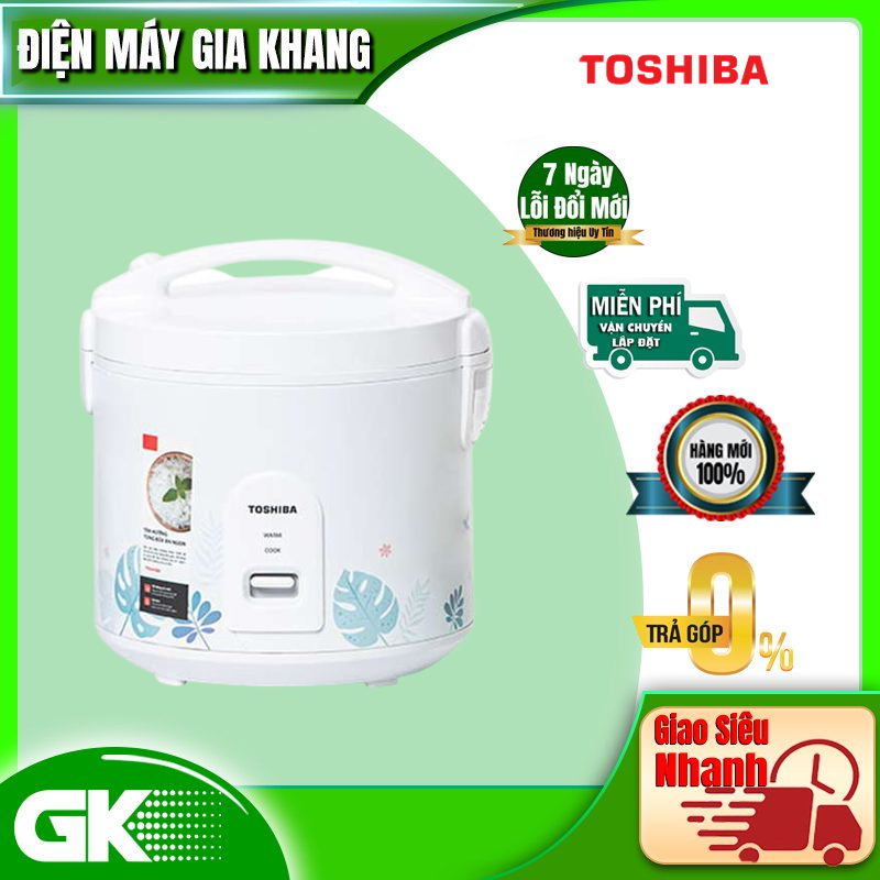 Nồi cơm điện Toshiba RC-10JH2PV 1.0 lít - Hàng chính hãng