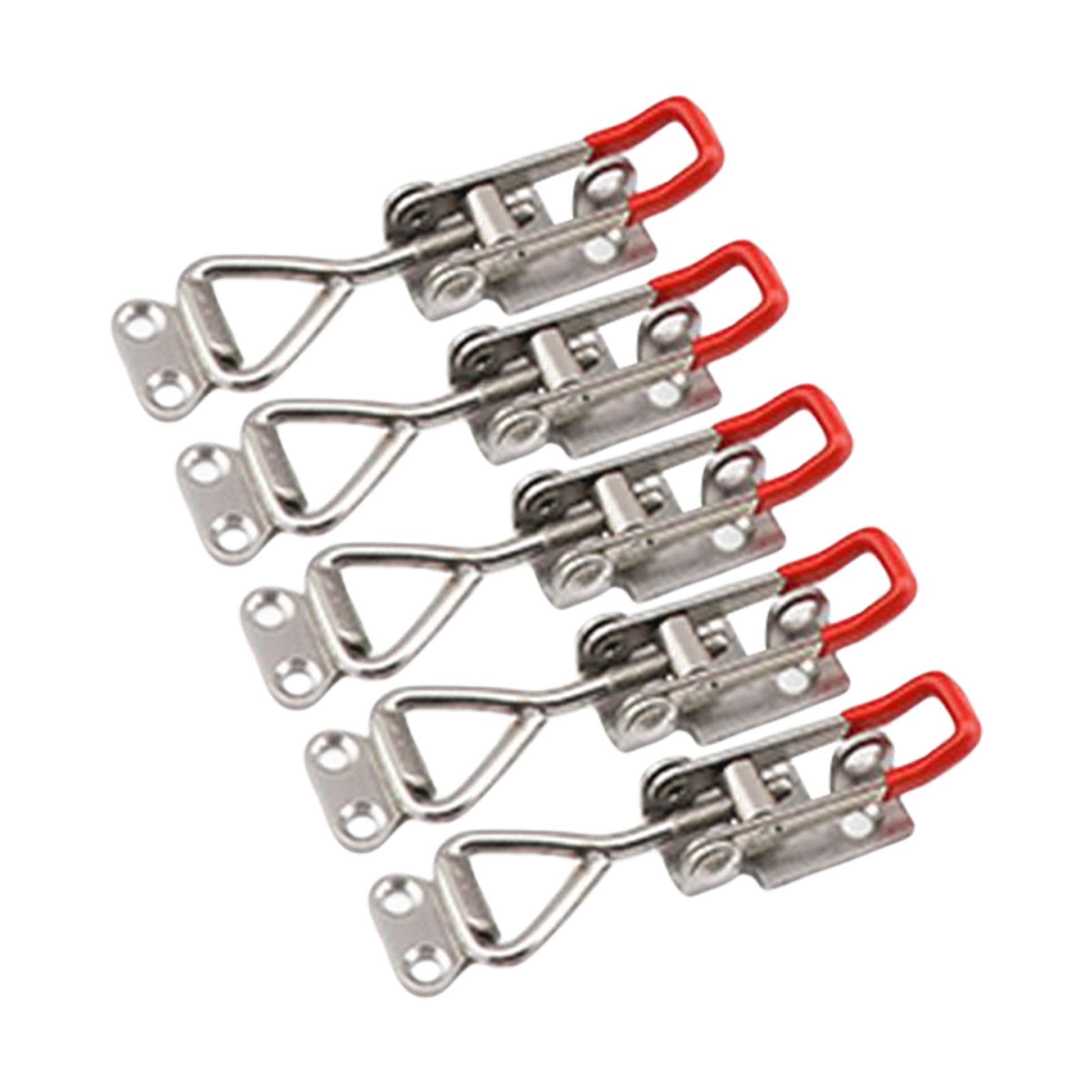5x Push Pull Action Toggle Clamp Steel Quick Release Slip for Case