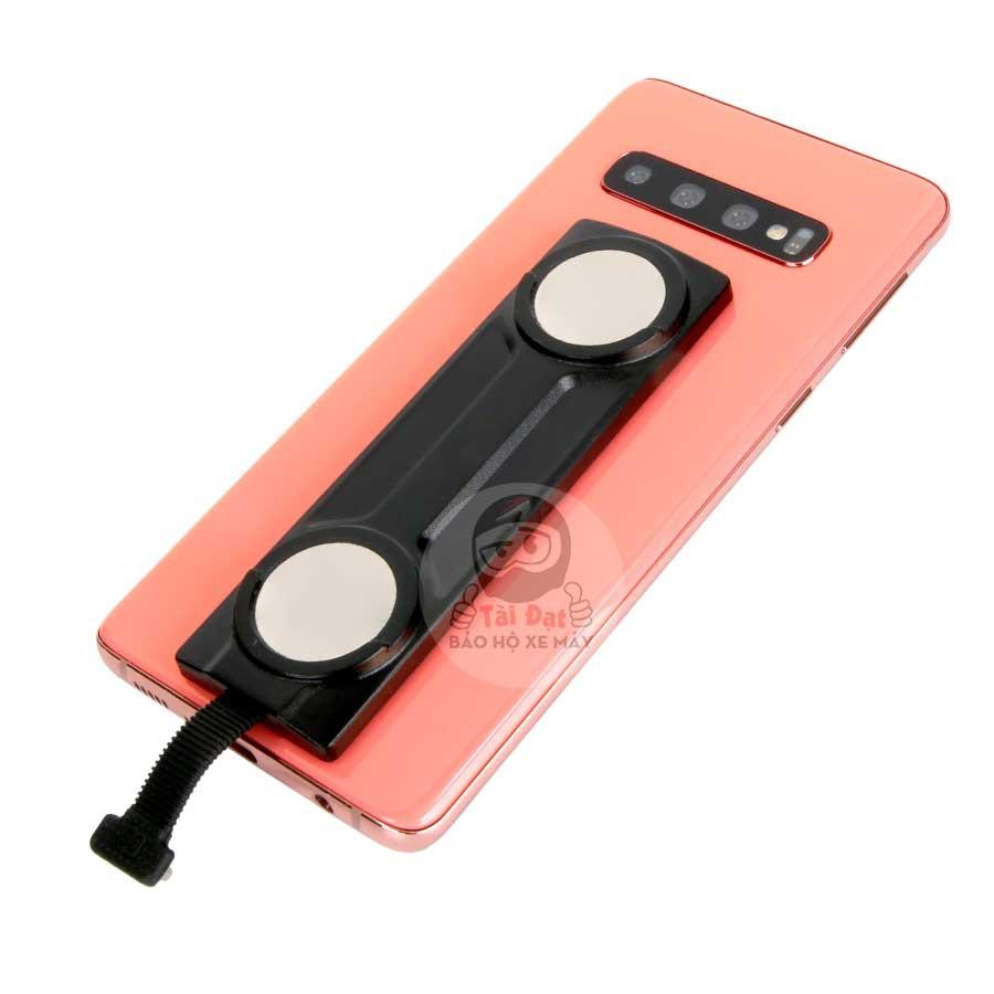 Giá gắn điện thoại BIKER SOUL Hàn Quốc Magfit Pro gắng CHÂN KÍNH CÓ SẠC cho IPHONE/ SAMSUNG...
