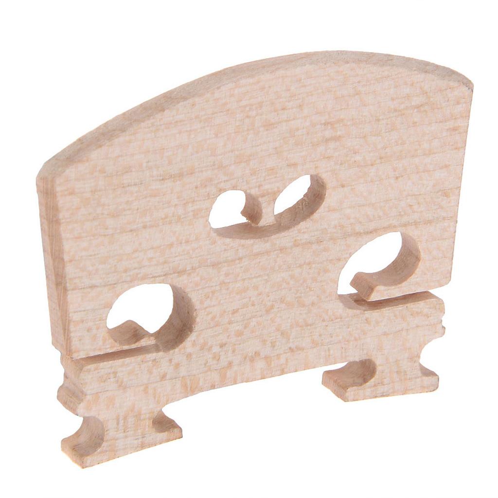 1 Set Fiddle Violin Bridge Tuning Peg Endpin for 4/4 Full Size Violin Replacement Parts