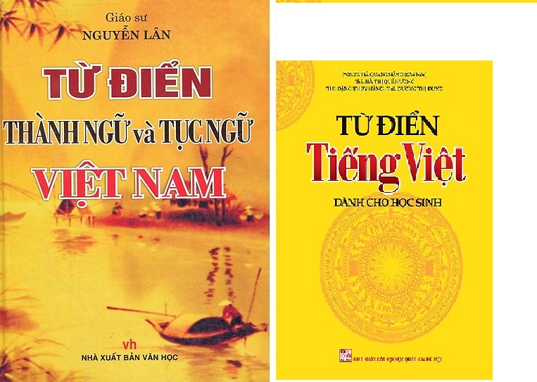 Combo Từ Điển Thành Ngữ Tục Ngữ + Từ điển Tiếng Việt Dành cho học sinh