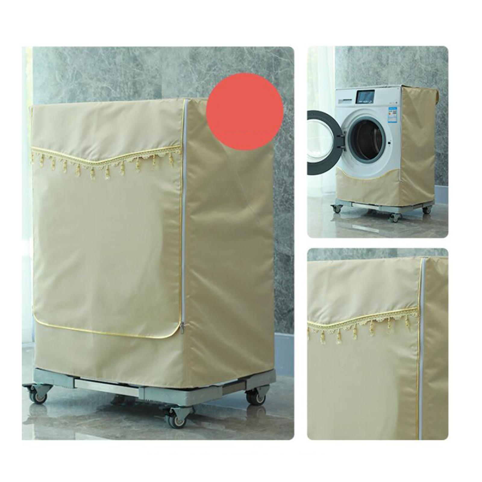 Washing Machine Cover Anti Aging Dryer Cover for Most Front Loading Washers 4 Covers Gold