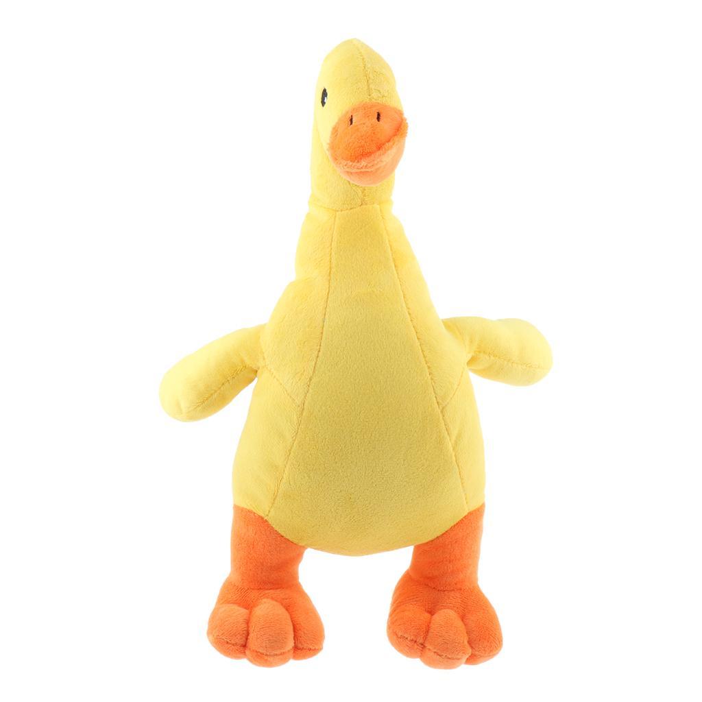 Pet Dog Puppy Cat Chewing Squeaker Cotton Squeaky  Toy Navy Blue