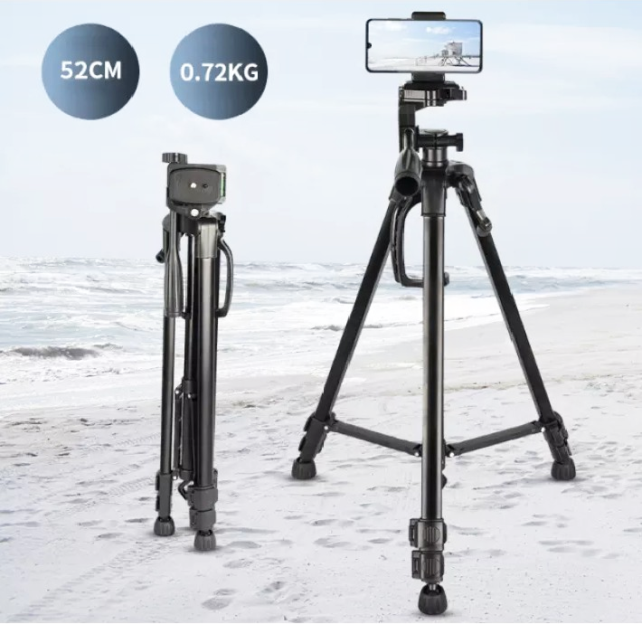 CHÂN GIÁ ĐỠ TRIPOD 3366 CAO 150CM CÓ TAY CẦM