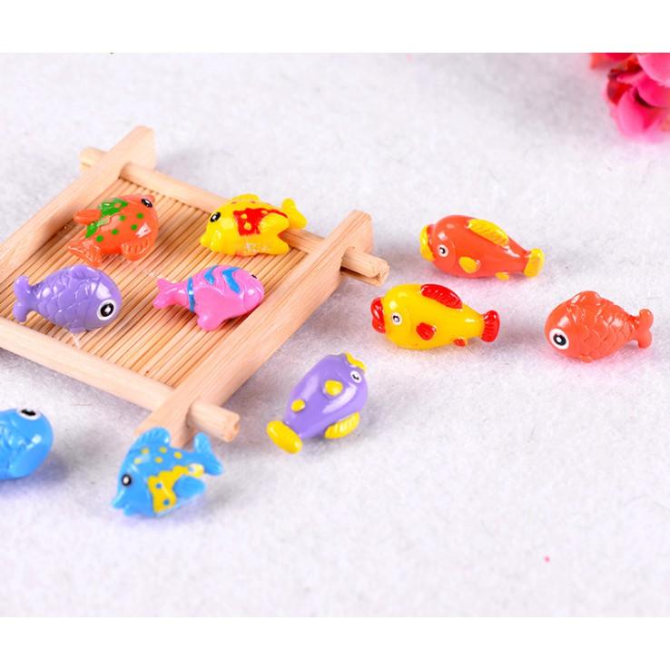 Combo 02 mẫu mô hình cá biển Địa Trung Hải trang trí tiểu cảnh, bonsai, thủy sinh, DIY