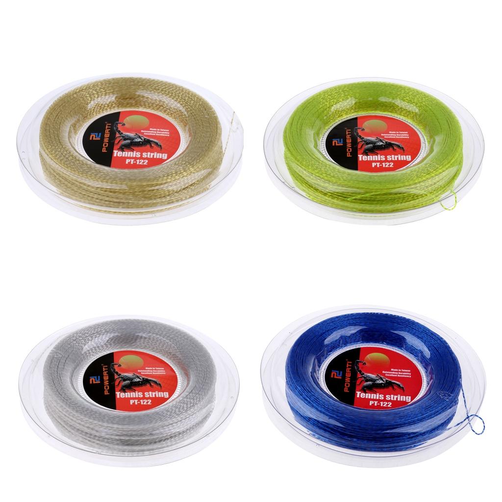 High Quality Nylon Tennis Racket Racquet Strings 1.30mm 200m Reel Various Colors