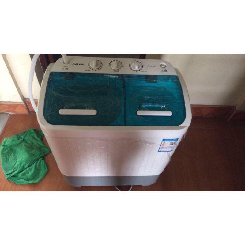 gd40 Máy giặt mini tự động 2 lồng (giặt và vắt) thông minh dành cho bé, sinh viên, nhà ít người giặt đồ lót