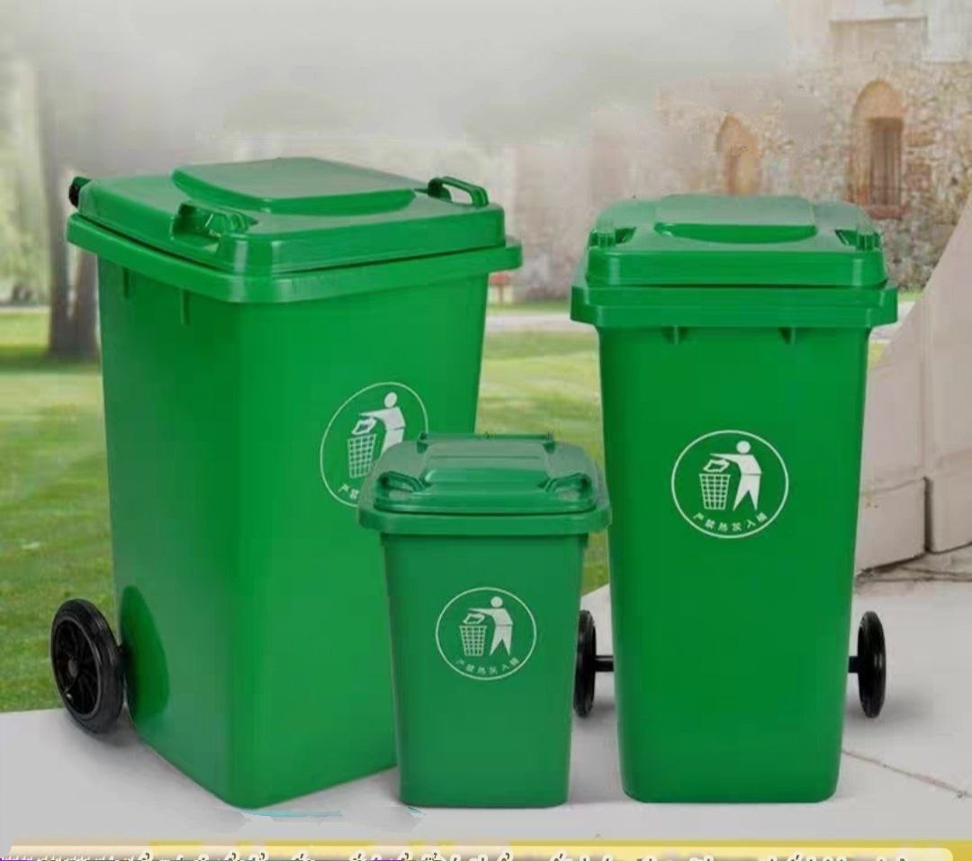 THÙNG RÁC CÔNG NGHIỆP XE THÙNG CHỨA ĐỰNG RÁC THẢI NHỰA HDPE  nhiều size 30L - 60 - 100L- 120L - 240L có bánh xe