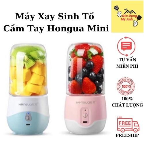 Máy Xay Sinh Tố Cầm Tay Hongua Mini - Máy Xay Đa Năng Sạc Pin Tiện Lợi, Dễ Sử Dụng Hàng Nhập Khẩu