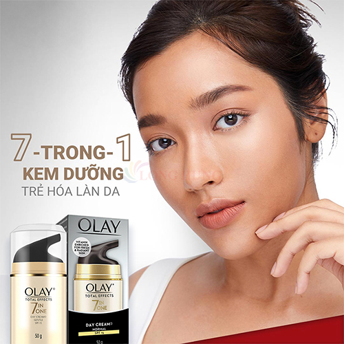 Kem dưỡng da ban ngày Olay Total Effects 7 in One Day Cream SPF 15 (50g) - Hàng chính hãng