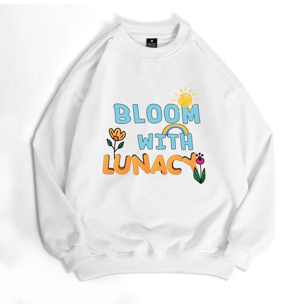 Áo Khoác Nỉ BLOOM WITH Lunacy Form Rộng D.rew Unisex Nam Nữ Ulzzang