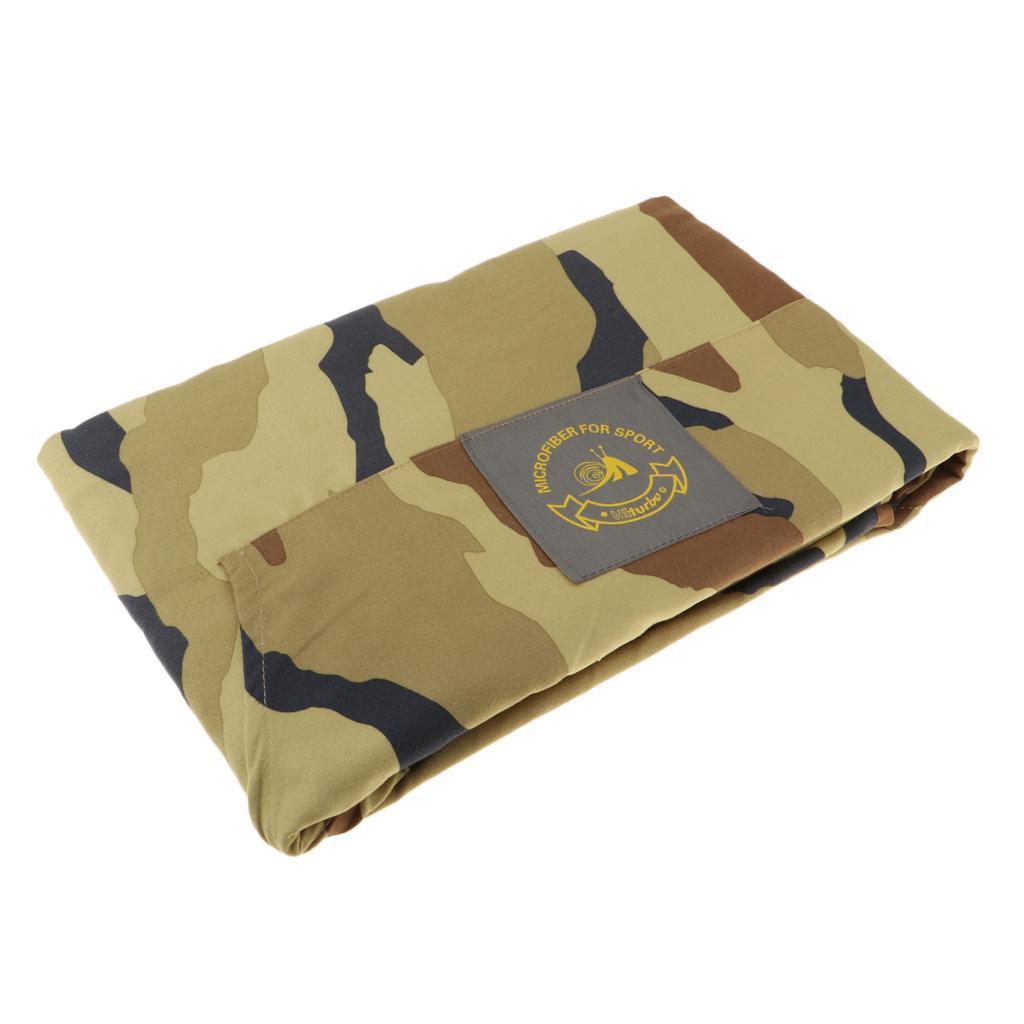 EDTara Camouflage Bathing Robe Wetsuit Changing Towel Poncho Unisex Adults