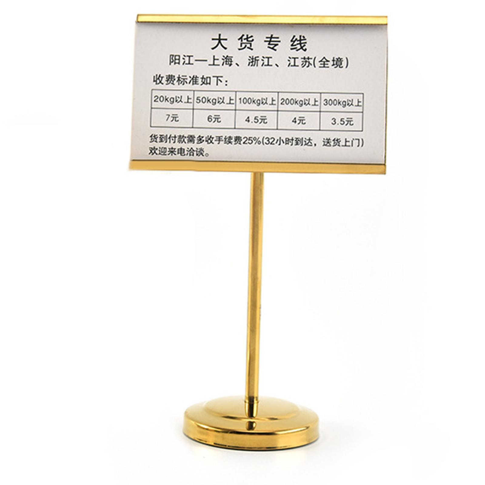 Business Card Holder for Desk Card Name Stand Display for Exhibition