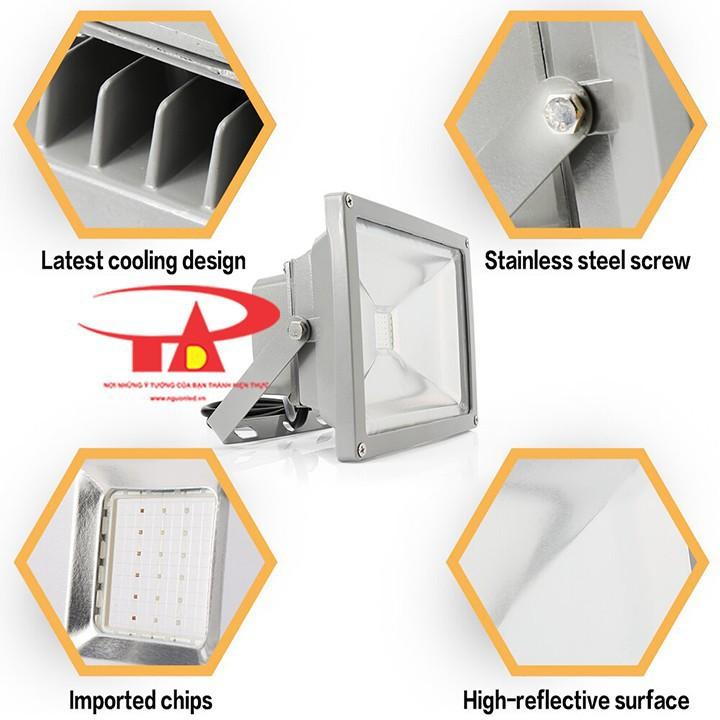 Đèn pha led 50w RGB - Led pha 50w rgb
