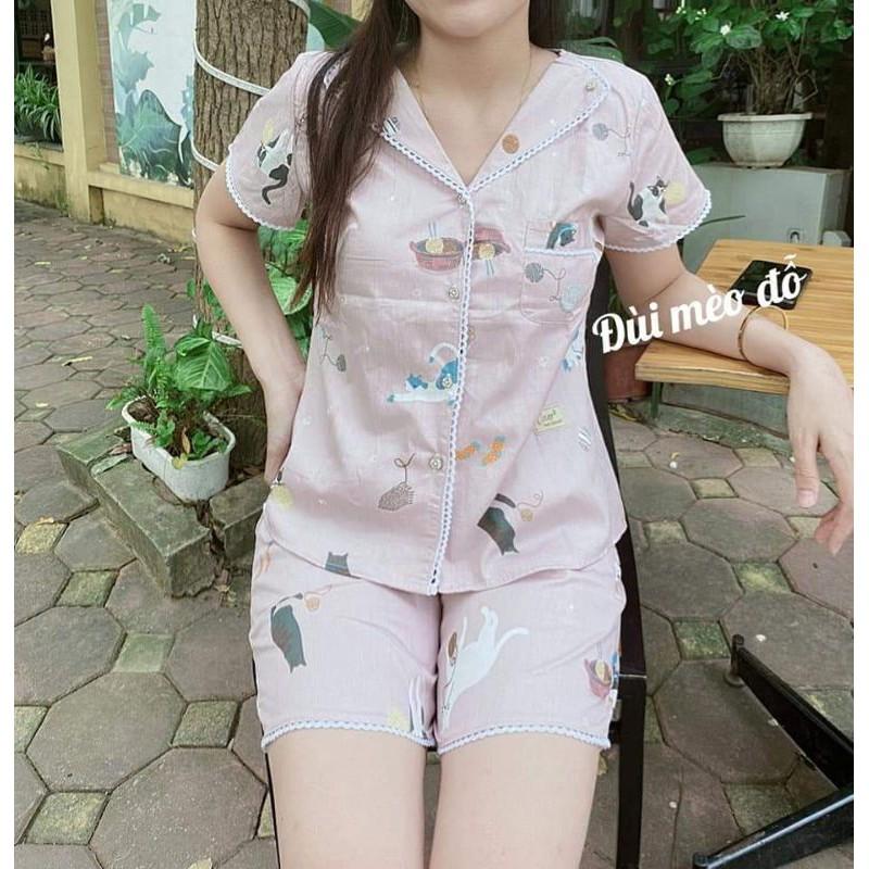 Đồ bộ mặc nhà, bộ ngủ đủ 5 màu clover ảnh thật, đủ size