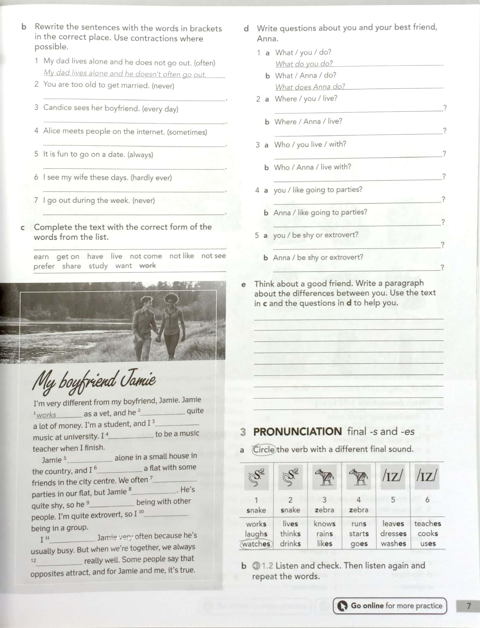 English File 4th Edition: Pre-Intermediate: Workbook With Key