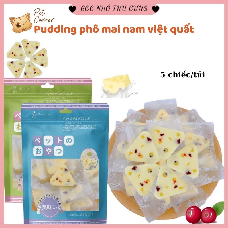 Bánh thưởng phô mai béo ngậy, giàu dinh dưỡng cho thú cưng (Snack cho chó mèo nhiều vị)