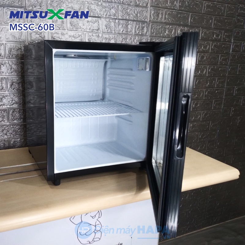 Tủ Mát Mini Cao Cấp MITSUXFAN MSSC-60B 52 Lít, Inverter Tiết Kiệm Điện, Chất Liệu HIPS Kháng Khuẩn , MSSC60B, Phù hợp cho phòng khách sạn, resort, nhà hàng, phòng gym, karaoke, gia đình... - Giao Miễn Phí Toàn Quốc, Hàng Chính Hãng