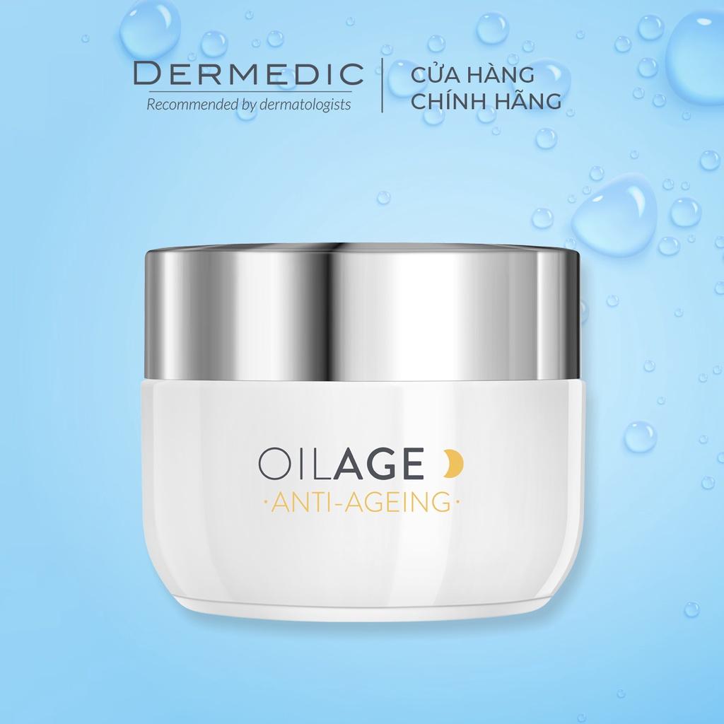 Kem dưỡng hỗ trợ làm chậm lão hóa ban đêm Dermedic OILAGE REPAIRING NIGHT CREAM RESTORING SKIN DENSITY 50ml