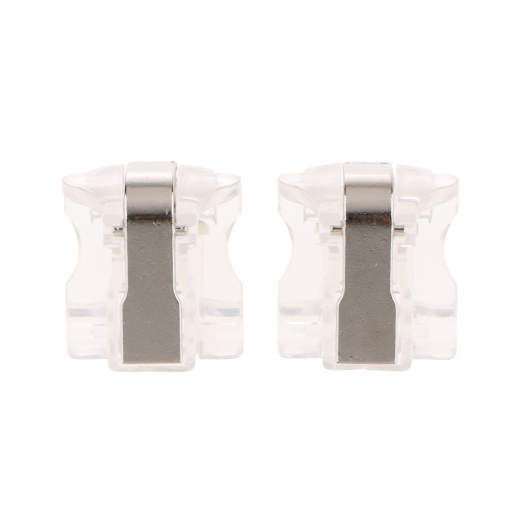 2 Pieces Phone Eat Chicken Game Handle Button Keys Transparent-S4 Back Metal