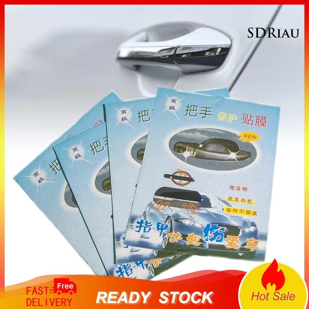 4 Miếng Dán Bảo Vệ Tay Nắm Cửa Xe Hơi Chống Trầy Xước