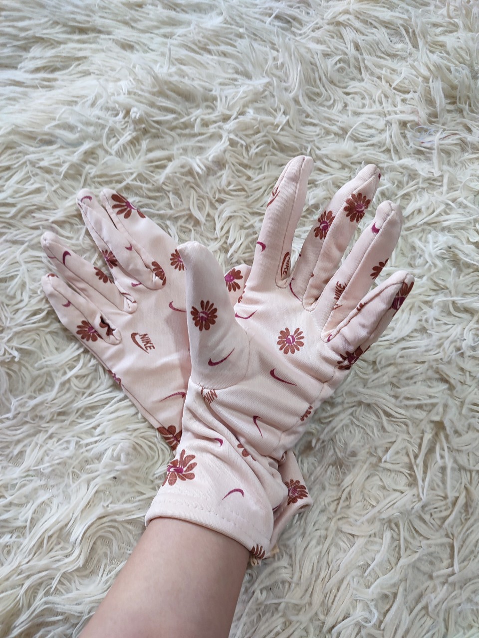Bao /găng tay Nữ chất liệu vải cotton chống nắng