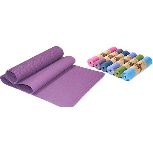 Thảm Tập Yoga TPE 2 Lớp Siêu Mềm Chống Trơn Chống Thấm -