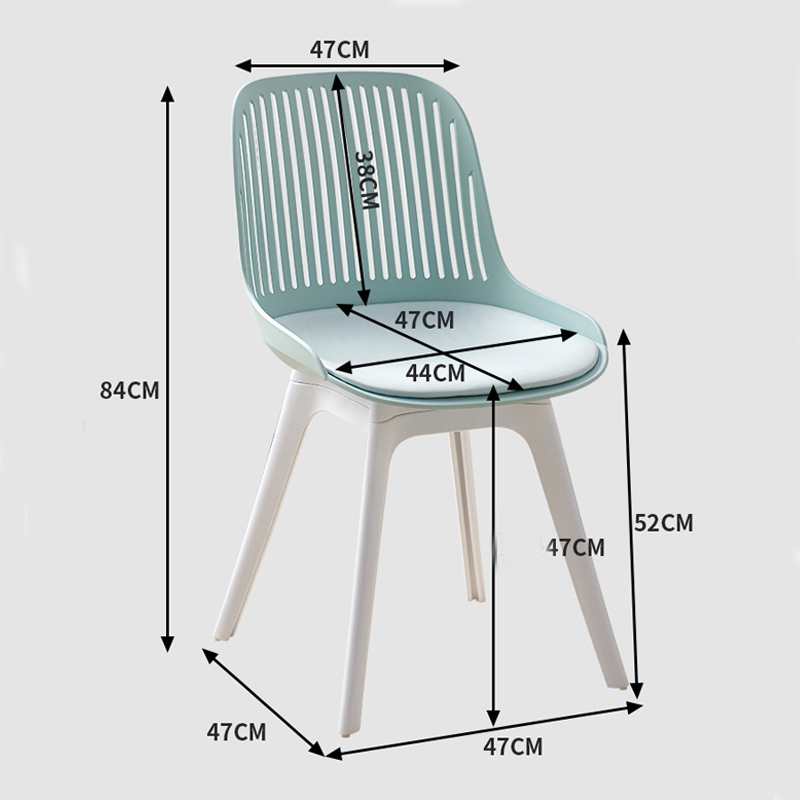Ghế cafe trà sữa thân nhựa có nệm CC1574-P Nội thất Capta Ghế nhựa có nệm bọc da PVC vàng hồng xanh nhạt và xám Dining Chair HCM