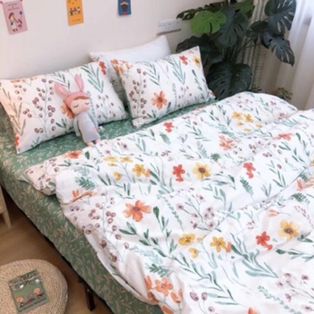 Set Cotton Living 100% Cotton Hàng Nhập Khẩu Cao Cấp Hoa Nhí